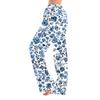 Pantaloni da pigiama da donna, da notte, casual, con coulisse, elastici in vita, comodi, dritti, yoga, larghi