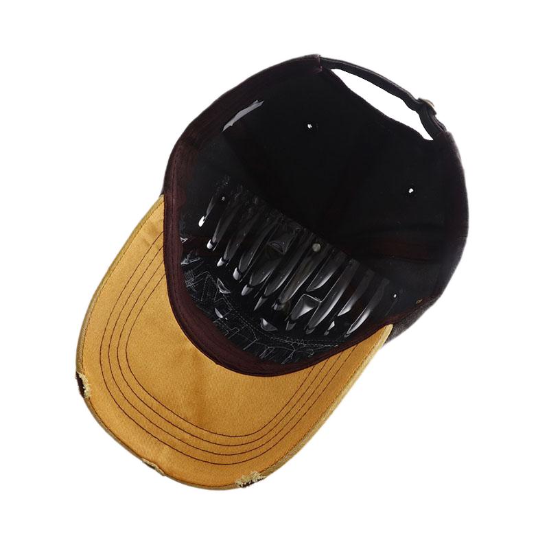 New Designer Letter Embroidered Stitching Washed Cotton Baseball Cap For Men Women Snapback Vintage Outdoor Sport Sun Protection Hat Gorras