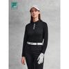 Women's Knitted Long Sleeve Golf Polo Shirt