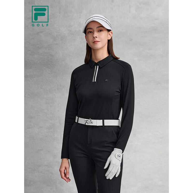 FILA Women s Knitted Long Sleeve Golf Polo Shirt L