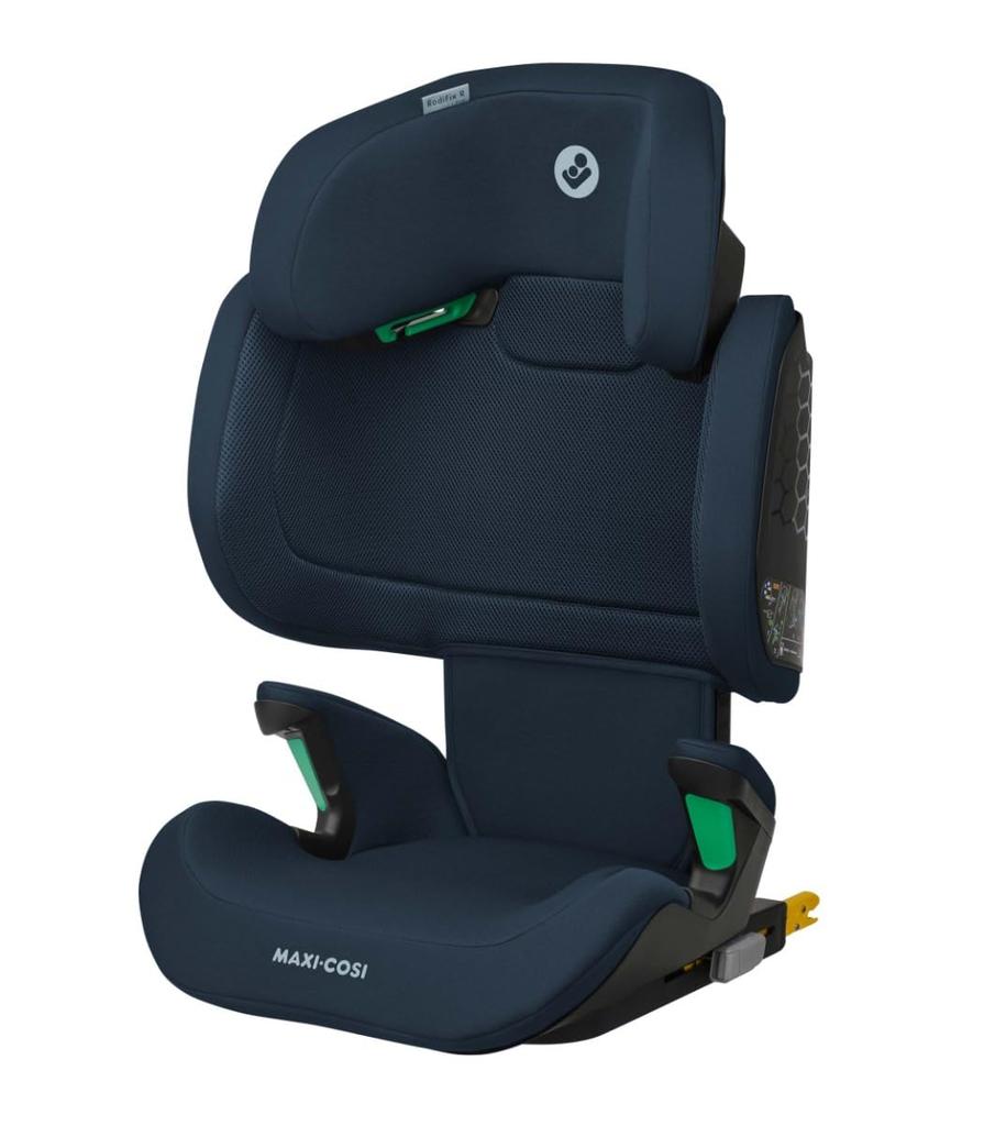 Compatibil atât cu sistemul de fixare ISOFIX, cât și cu centura de siguranță RODIFIX R ALBASTRU AUTENTIC 3 ani și jumătate și peste QNY8760477110 MAXI-COSI I-SIZE (garanție