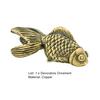 Unique Carp Fish Statue Exquisite Small Decorative