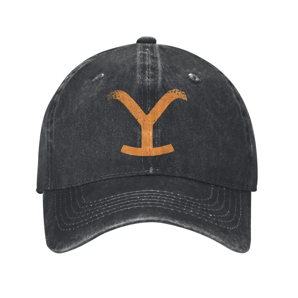 Ayellowstone Dutton Ranch Vintage Brand Baseball Caps Distressed Washed Caps Hat Outdoor Activities Adjustable Fit Sun Cap