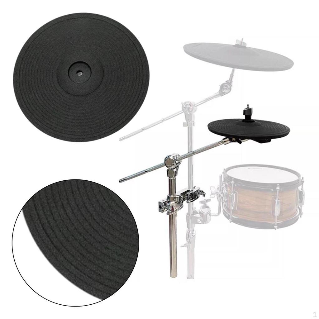Zone Electronic Cymbal 9 inch,Replacement,Practical Portable Compact Professional Rubber for