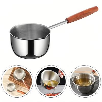 180/300ml Hot Oil Spoon Short/Long Handle Kitchen Pouring Spoon Oil Pouring Spoon  Kitchen Use
