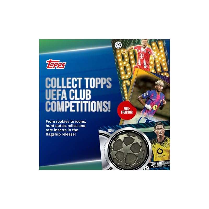 2025-26 Topps UEFA Club Competition Football - Factory Sealed - Value Box
