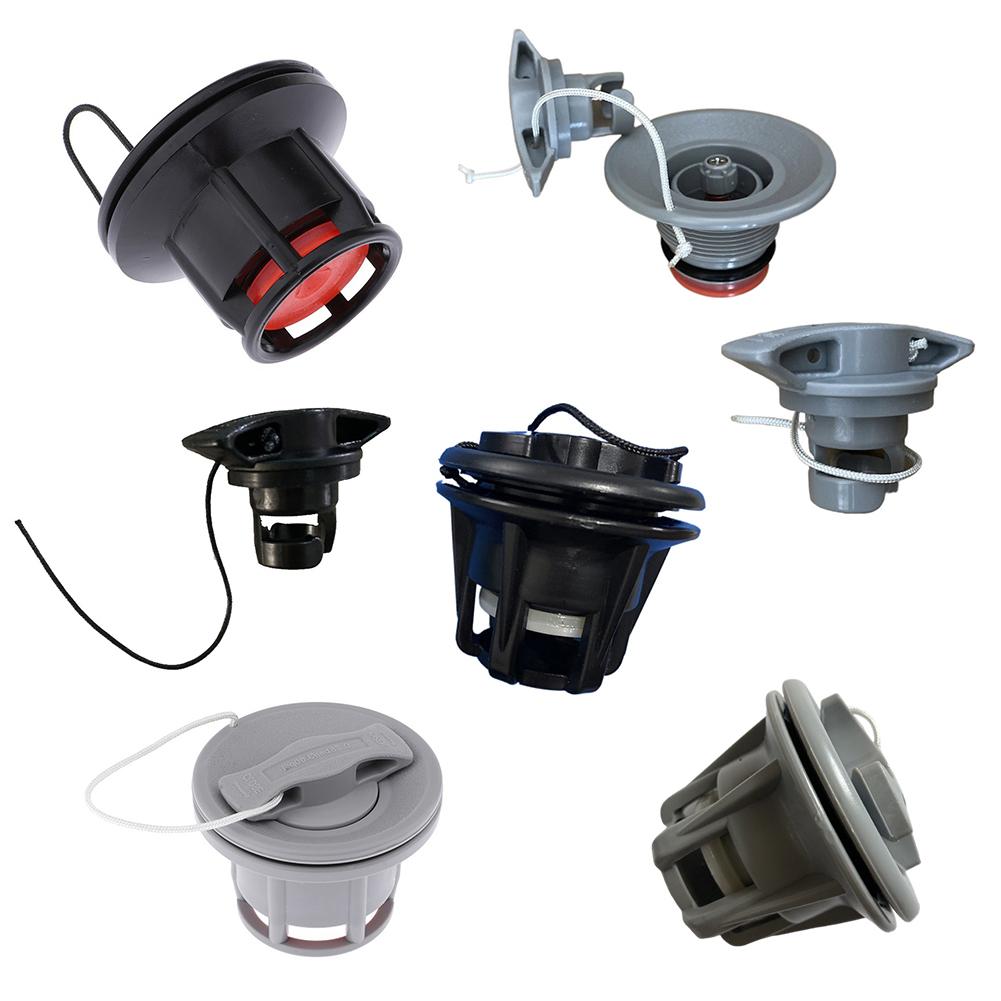 Kayak Boat Air Valve, Replacement Inflatable Boat Air Valve With Inside Part, Outside Part, Valve Cap, Double Seal Air Plugs Air Valve For Inflatable