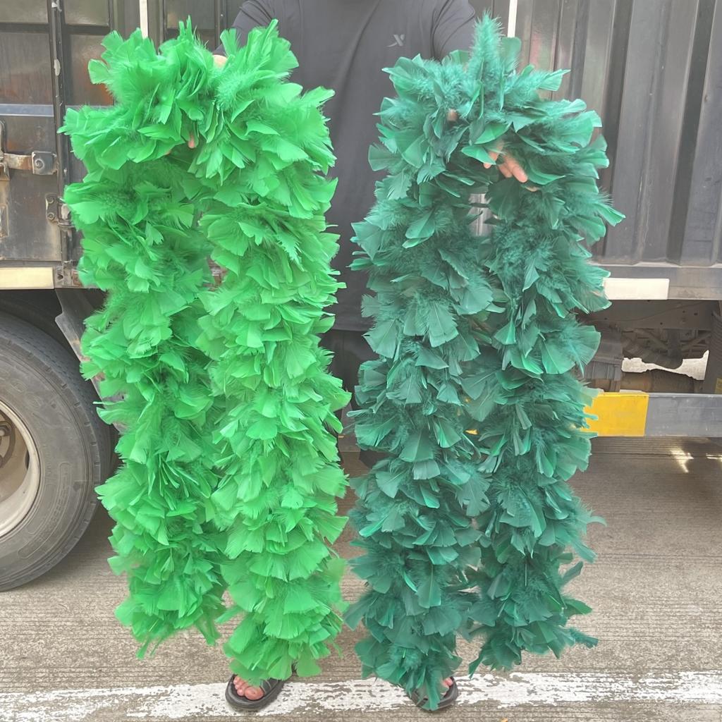 DIY 2 Yards Fluffy  Turkey Marabou Feathers Boa 200Grams White Feather for Crafts Wedding Party Christmas Decoration Plumes Shawl