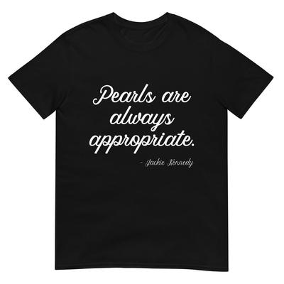 Perły są zawsze odpowiednie T-shirt
