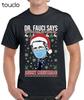 Merry Christmas Shirt Dr Fauci Says Wash Your Hands Xmas Gift Unisexs T Shirt