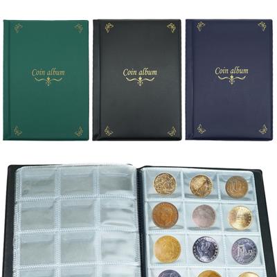 Coin Collection Book 10 Pages 150 Pockets Transparent PVC Multi-purpose Stamps Commemoration Medals Challenge Coin Organizer Storage Album Collector