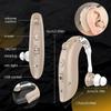 Mini Rechargeable Hearing Aid Digital BTE Hearing Aids Adjustable Tone Sound Amplifier Portable Deaf Elderly Digital Hearing Aid