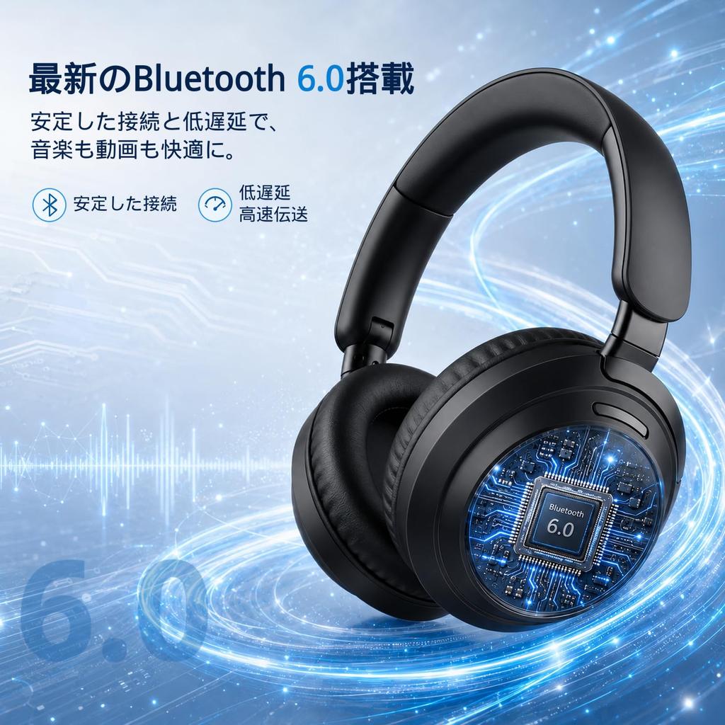 Bluetooth wireless headphones with active noise cancellation up to 60 hours of wired wireless 40mm sound sound leakage IPX5 cable premium black