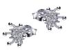 Squirrel and Acorn Silver Earrings Rhodium Plated Women' Stud Earrings Silver 925
