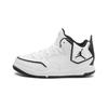 Courtside 23 Durable Breathable Mid-Top Children's Basketball Shoes Black White Children Aged 3-7 Years Old AQ7734-100
