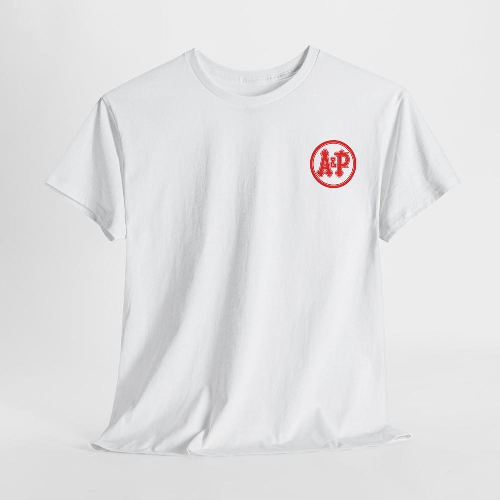 Vintage Grocery Store Unisex Heavy Cotton T-shirt Tee, AP 1923 Supermarket, Retro