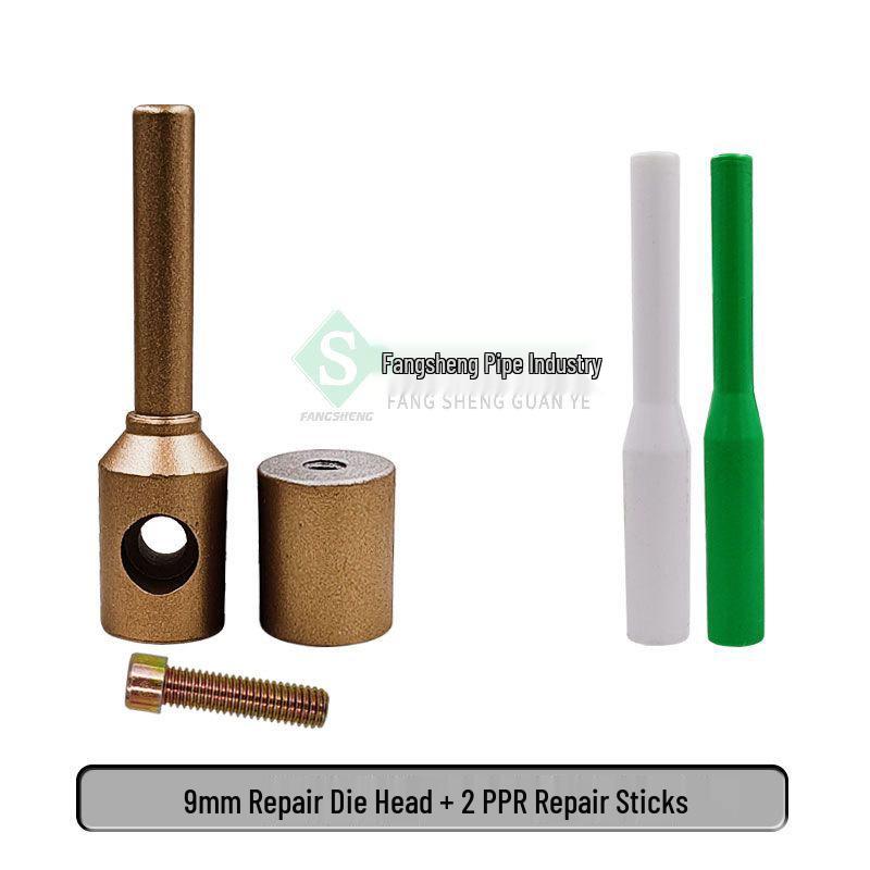 Instrument de reparat conducte de apă PE: Mașină de etanșare la scurgeri cu topire la cald cu cap de sudură PPR și baton de adeziv PERT