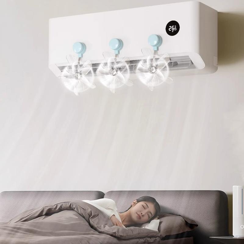 Wall Mounted Air Conditioning Guide Fan Deflector Adjustable Suction Cup Wind Shield Central Air Outlet Anti Cold Direct Blowing