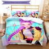 3pcs KPop Demon Hunters RUMI5 Design Cover Set - HD Printed Bedding with 1 Cover and 2 Pillowcases - Perfect for Home and Dorm Decor