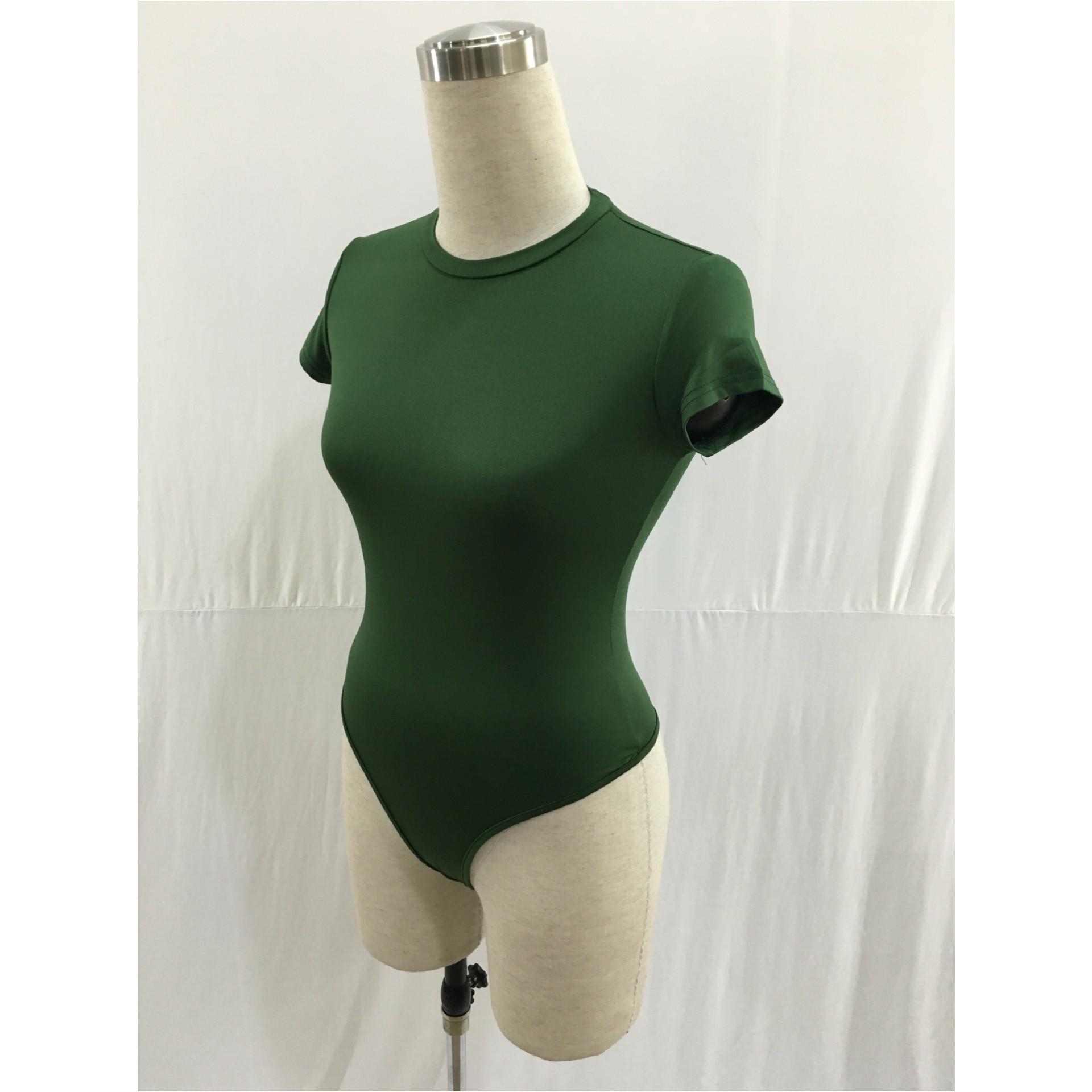 

Европейский Хит Продаж Комбинезон-Боди Базового Слоя с Коротким Рукавом и Круглым Вырезом FK1488 Medium