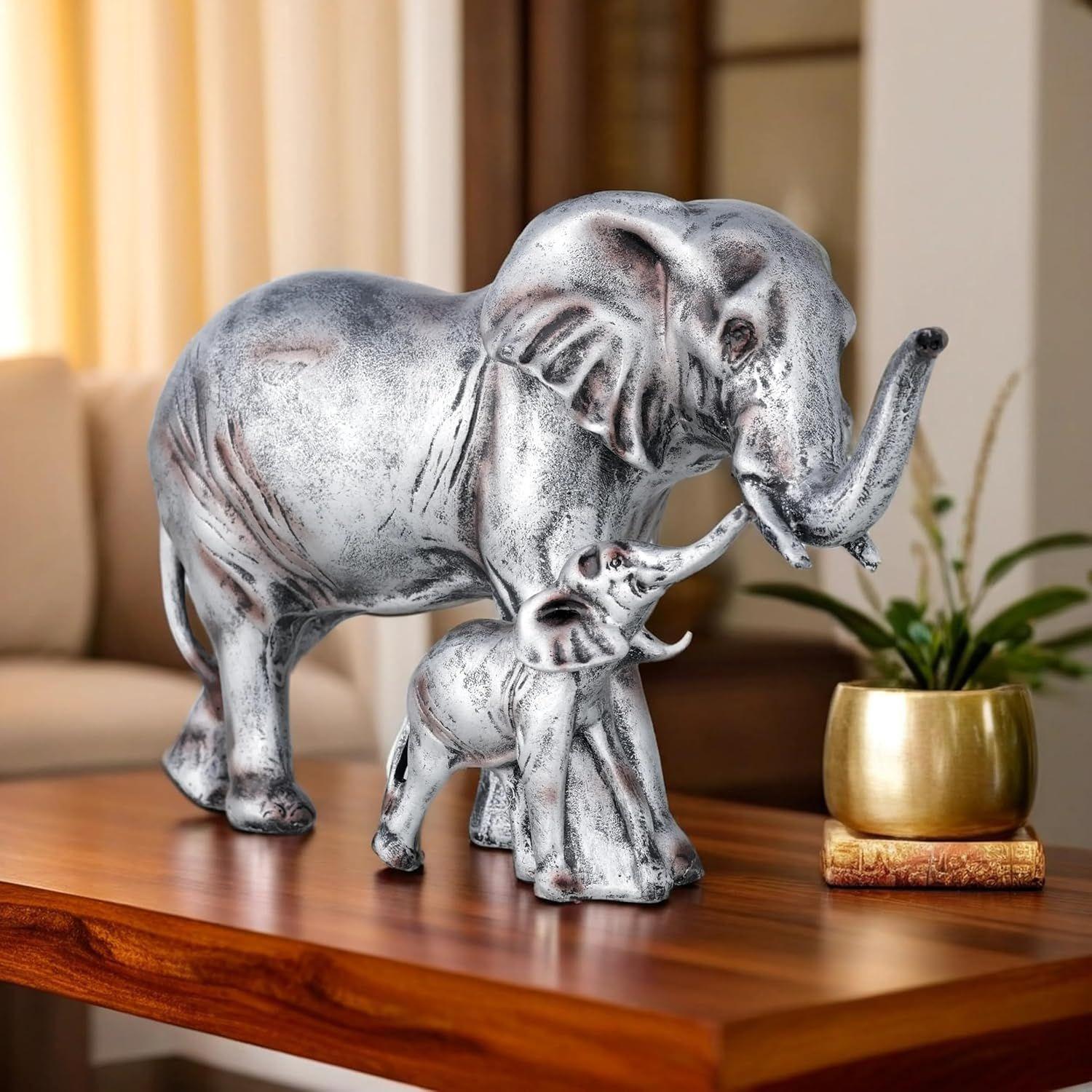 

Статуэтка слона на удачу, предмет интерьера для гостиной и подарки