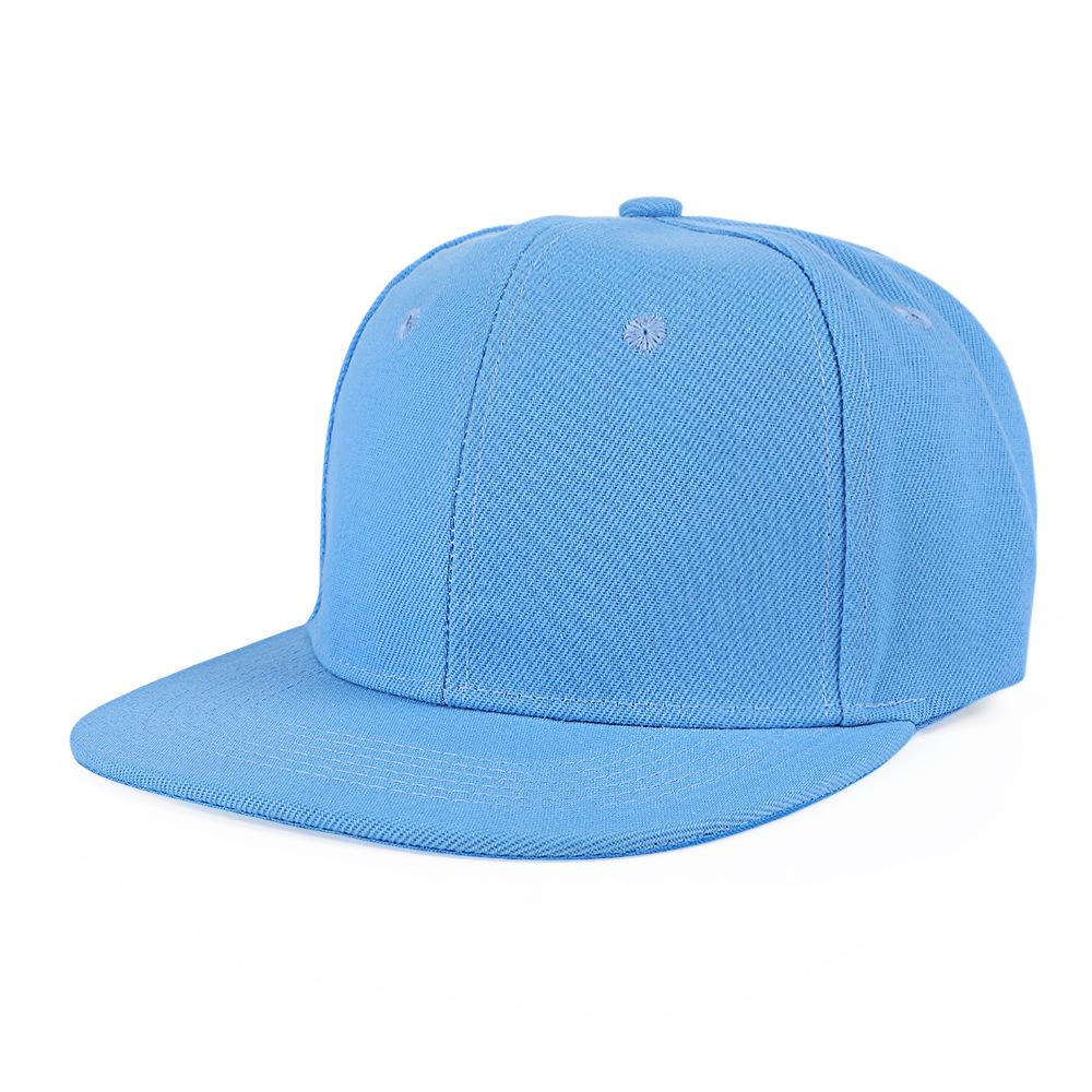 Spring/Summer Trendy Unisex Polyester Flat Brim Hat with Embroidered Logo - European & American Style