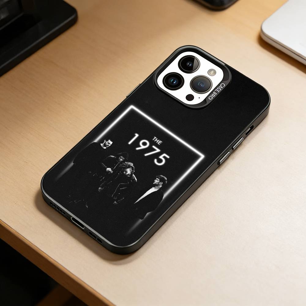 75-T-The 1975 Phone Case For iPhone 17,16,15,14,13,12,11 Plus,Pro Max,XS,Colorful Silver Phone case Funda Cover