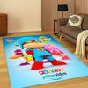 3D P-Pocoyo Elly Pato Cartoon Carpet Rug for Bedroom Living Room Sofa Home Decor,kids Play Game Area Rug Non-slip Floor Mat Gift