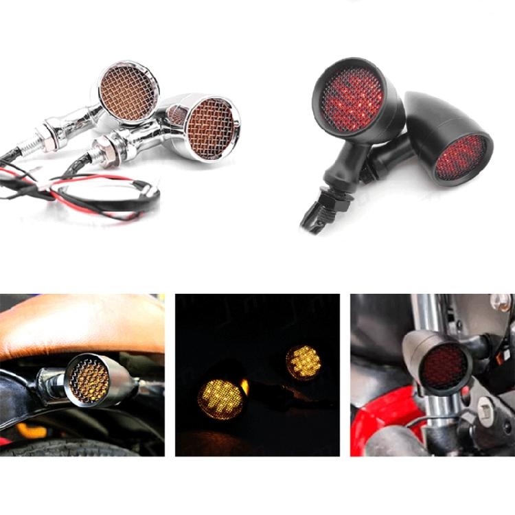 Weather Resistant Motorcycle Indicator Lights LED Turn Signal Light Indicator Lights Blinkers Flasher 100W