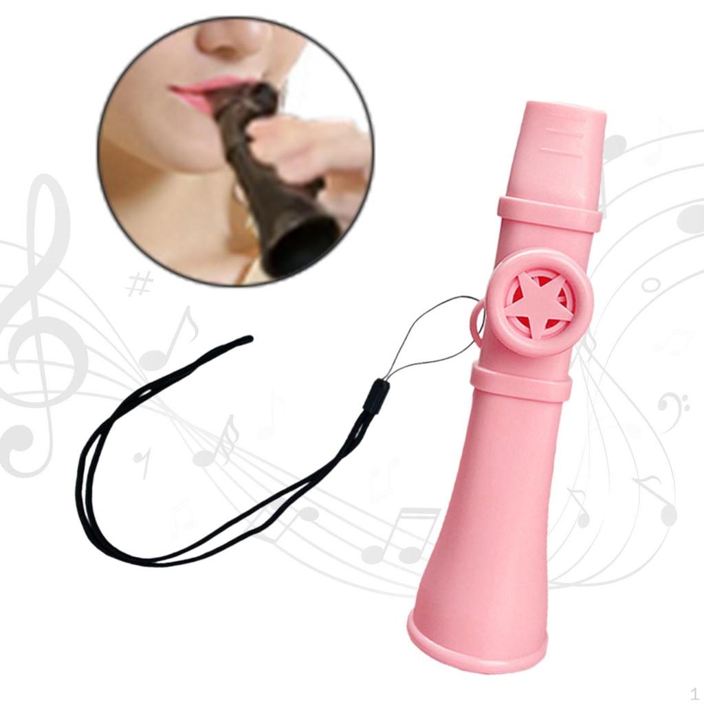 Kazoo Cor de Tom Ajustável Flauta Aprimorada Amantes de Música Teclado de Piano