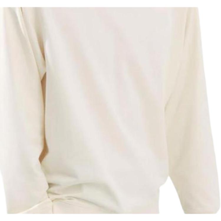 Uniqlo U Series Solid Color Raglan Sleeve Crewneck Sweatshirt Men Sweatshirt Off-White 456971-01