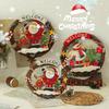 Christmas Welcome Door Hanging Wooden Old Man Snowman Christmas Decoration Pendant Christmas Wall Decoration