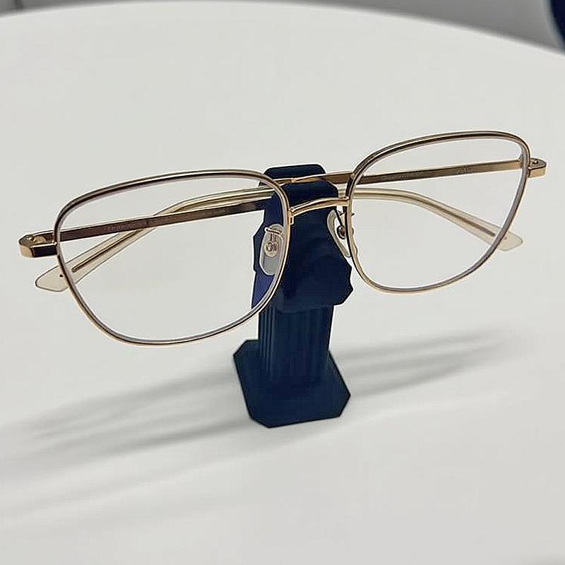 

1Pc Modern Eyeglass Stand Glasses Stand Bar Shape Interesting Simple Glasses Stand Ornaments Decorative Holder