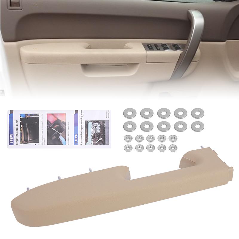 Front Left Door Armrest Repair Kit Driver For Chevy Silverado GMC Sierra 1500 2500HD 3500HD 2010-2014 22818465 20920830 20924566