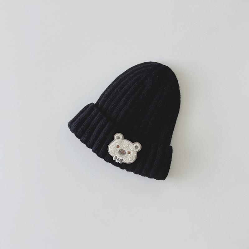 

Cute Bear Baby Knit Hats Autumn Winter Boy Girl Warm Pullover Hats Outdoor 6-36Month Kids Anti-Cold Beanies Toddler Skullies Caps