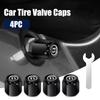 4Pcs Car Tire Valve Cap Wheel Stem Dustproof Cover Accessories For Bentley Continental GT MULLINER Bentayga Flying Hurtling Spur Xkfr3