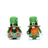 Klöveransiktslös docka Grön St Patrick's Day Rudolfdocka Irländsk festivalatmosfär Dekorationstillbehör Festivalfönster