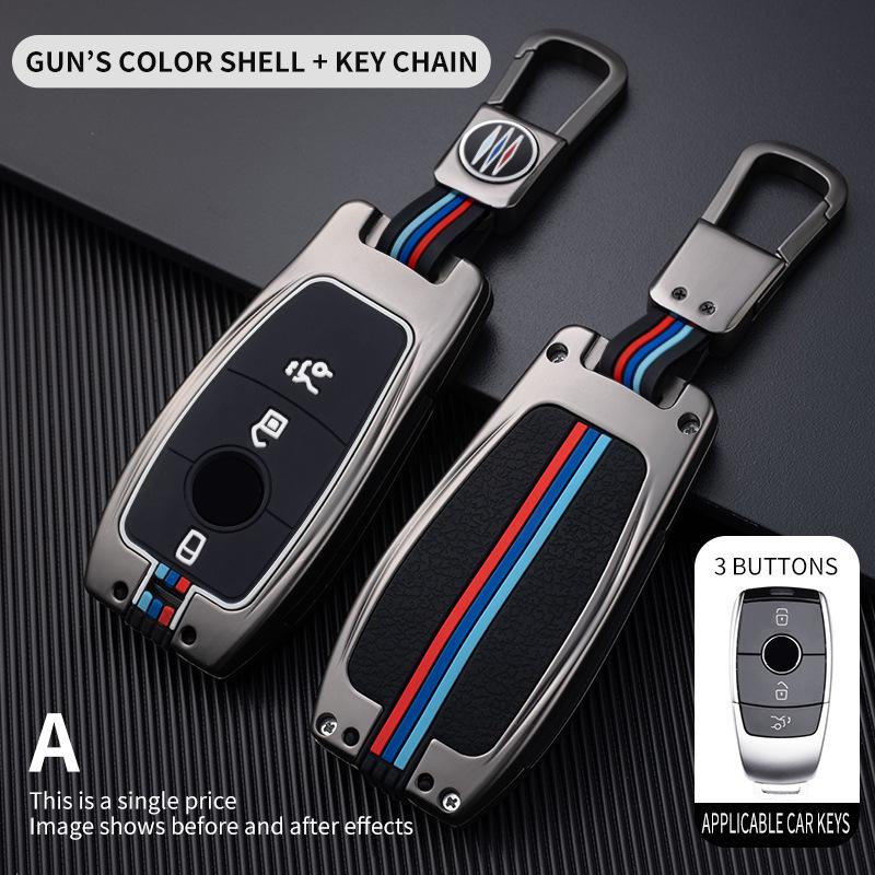 Mercedes-Benz Key Case for E-Class, C260L, C200L, A200L, E260, and GLC Luxury Models