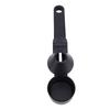 2PCS Set Spill-Free Coffee Measuring Spoons Black Color Scoop Funnel Coffee Scoop Funnels  Coffee