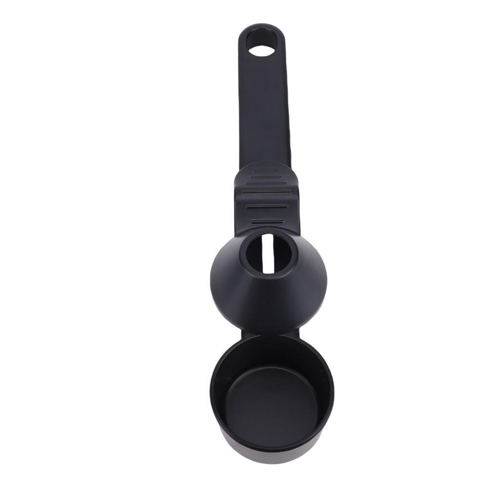 2PCS Set Spill-Free Coffee Measuring Spoons Black Color Scoop Funnel Coffee Scoop Funnels  Coffee