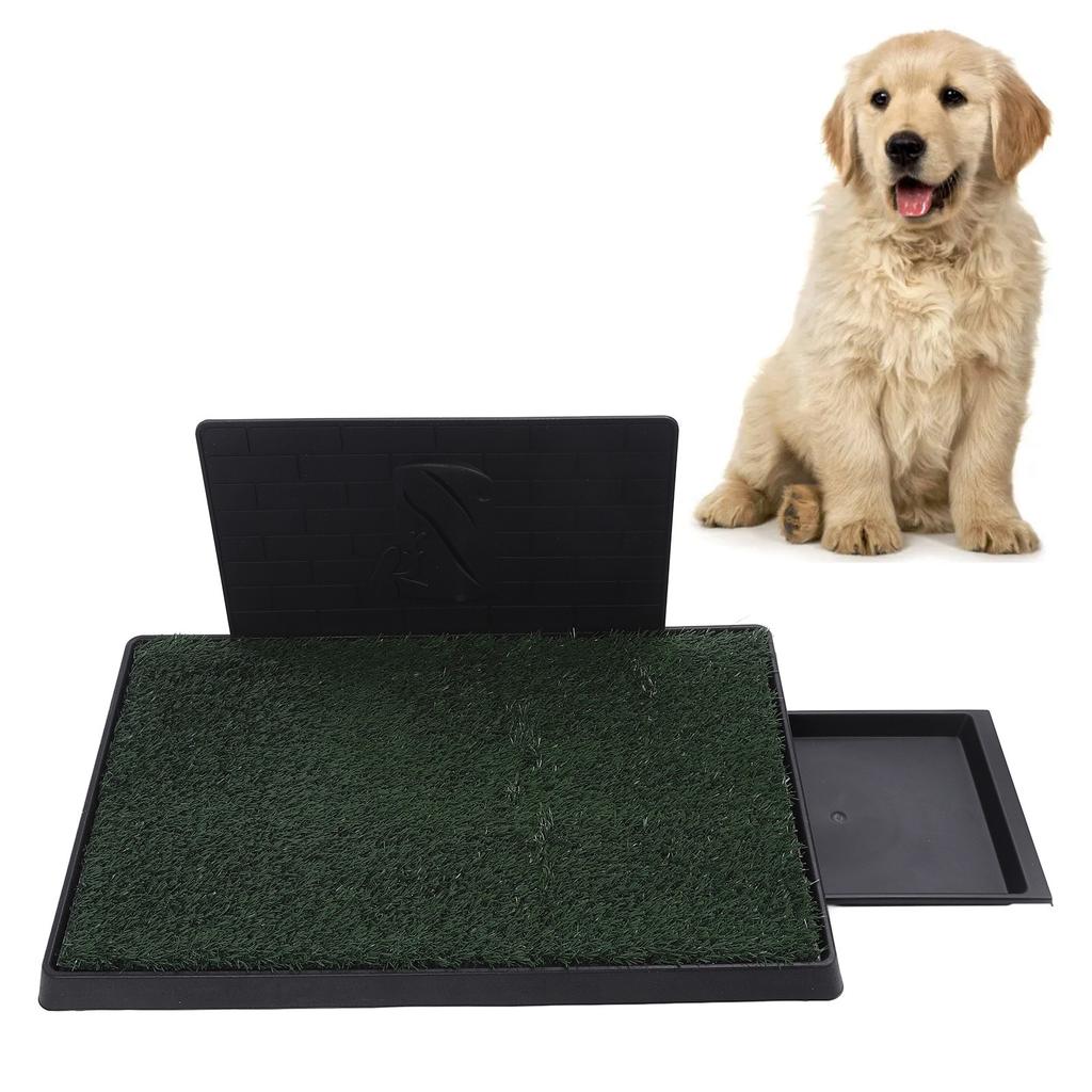 Dog Grass Pee Pads Sy To Cln 3 Layer System Reusable Puppy Training Artificial Grass Potty Tray For Indoor Small Dogs