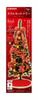 135cm Slim Christmas Tree with Illuminated Ornaments and Tree Green and Red Skirt,
