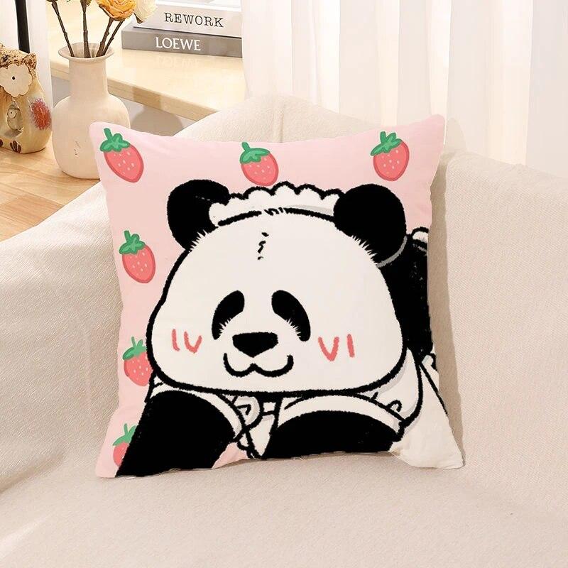 Pillow Panda Pillowcase Sofa Cushion Cover Kawaii  Autumn   Body