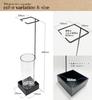 monoKOZZ [Stand-Standing Branch Stand ~Eda Stand~] [Stand & Vase Set] [Matte Black] Iron Branch Stand, Indoor Decor, Large Branch Stand [Made In