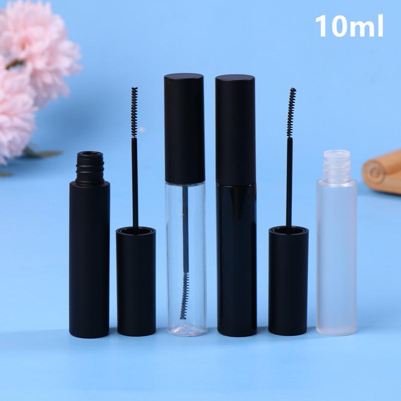 10Ml Ultra Fine Brush Empty Mascara Tube Liquid Eyeliner Mascara Bottle Eyelash Elongation Refillable Cosmetics Containers