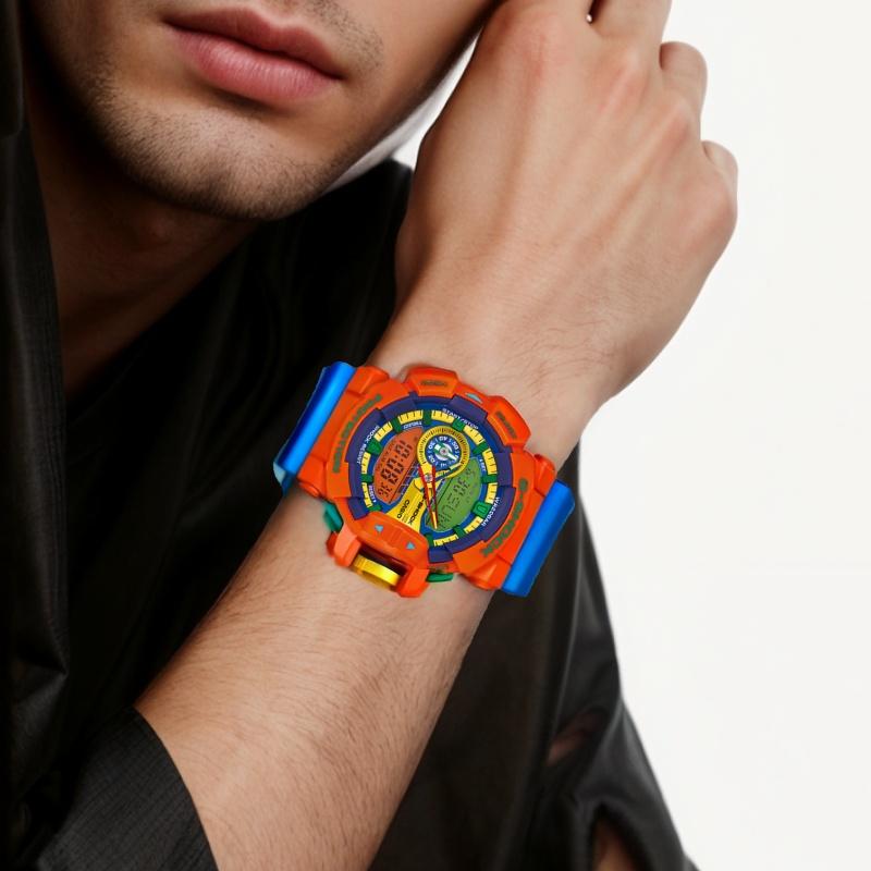 Casio Orologio da uomo Serie Display Duale Cristallo Liquido/Analogico GA-400-4 GA-400-4