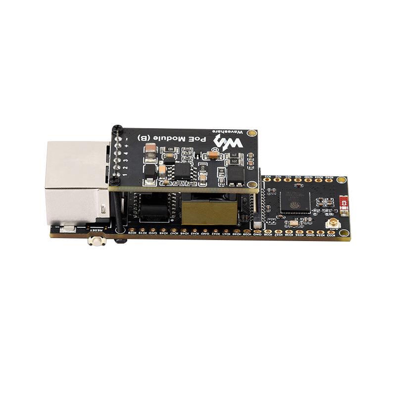ESP32-S3 Development Board with Ethernet, WiFi/Bluetooth 5, PoE, Camera Support, 32-bit LX7 Dual-core