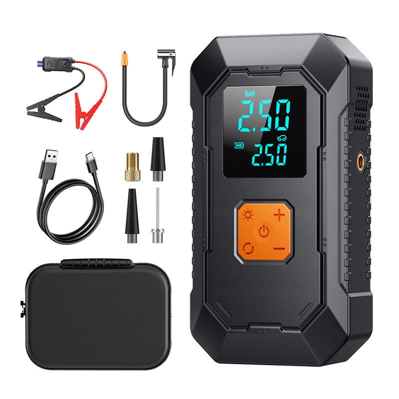 Multi-Function Portable Car Jump Starter and Inflator Power Bank