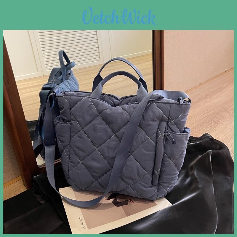 Large Capacity Canvas Shoulder Bag For Women 2023 New Autumn Winter Street Fashion Tote Crossbody Bag