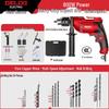 Delixi Multifunctional 220V Hammer & Pistol Electric Drill: Compact, Powerful Handheld Tool for Home Use.